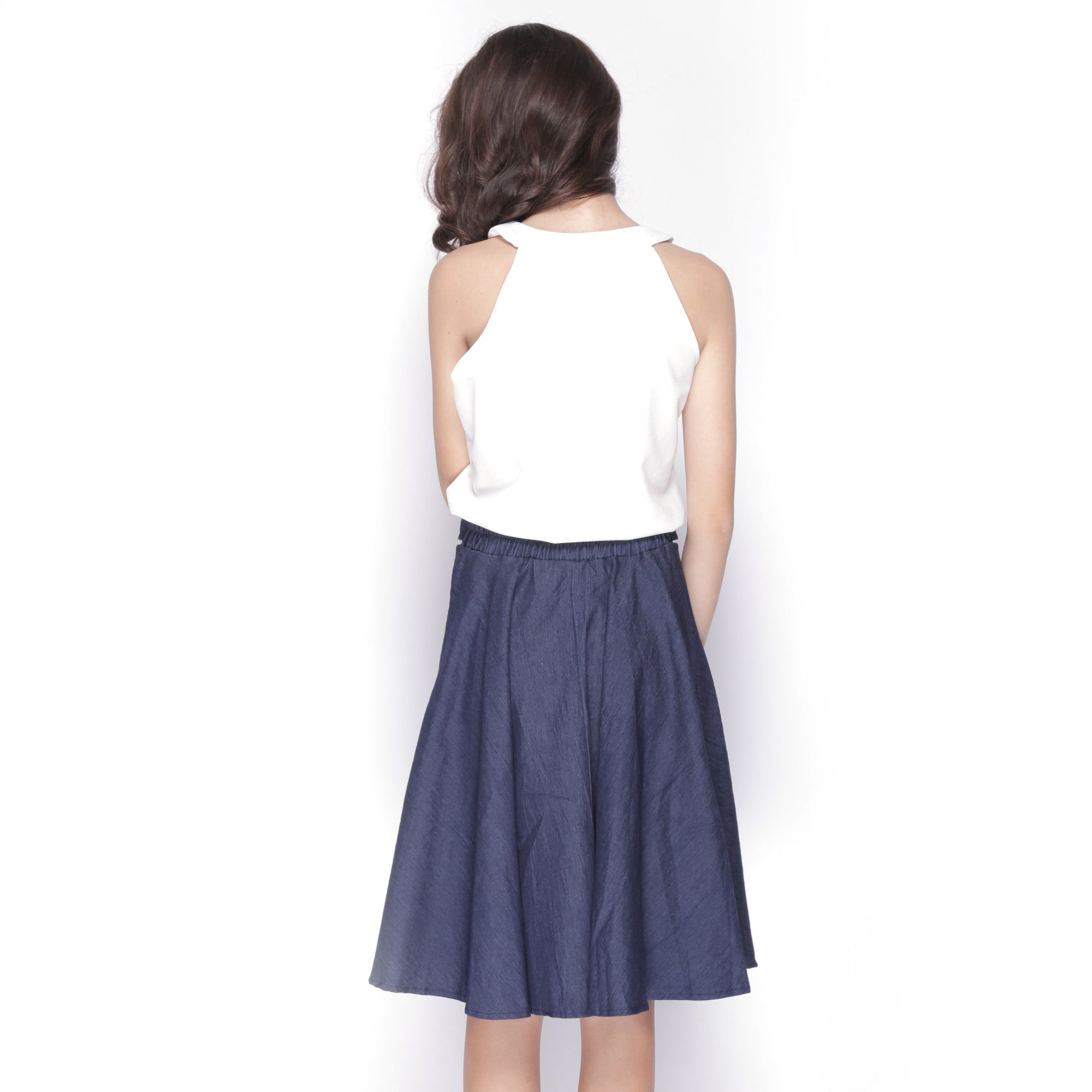 Tie Front Skirt - Ferlicious