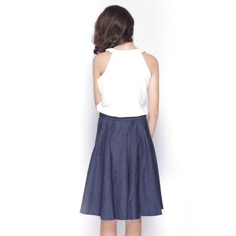 Tie Front Skirt - Ferlicious